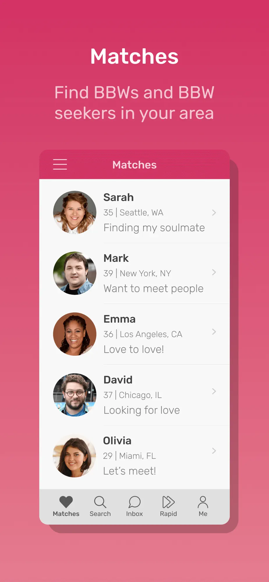 BBW Romance – Dating Screenshot 1