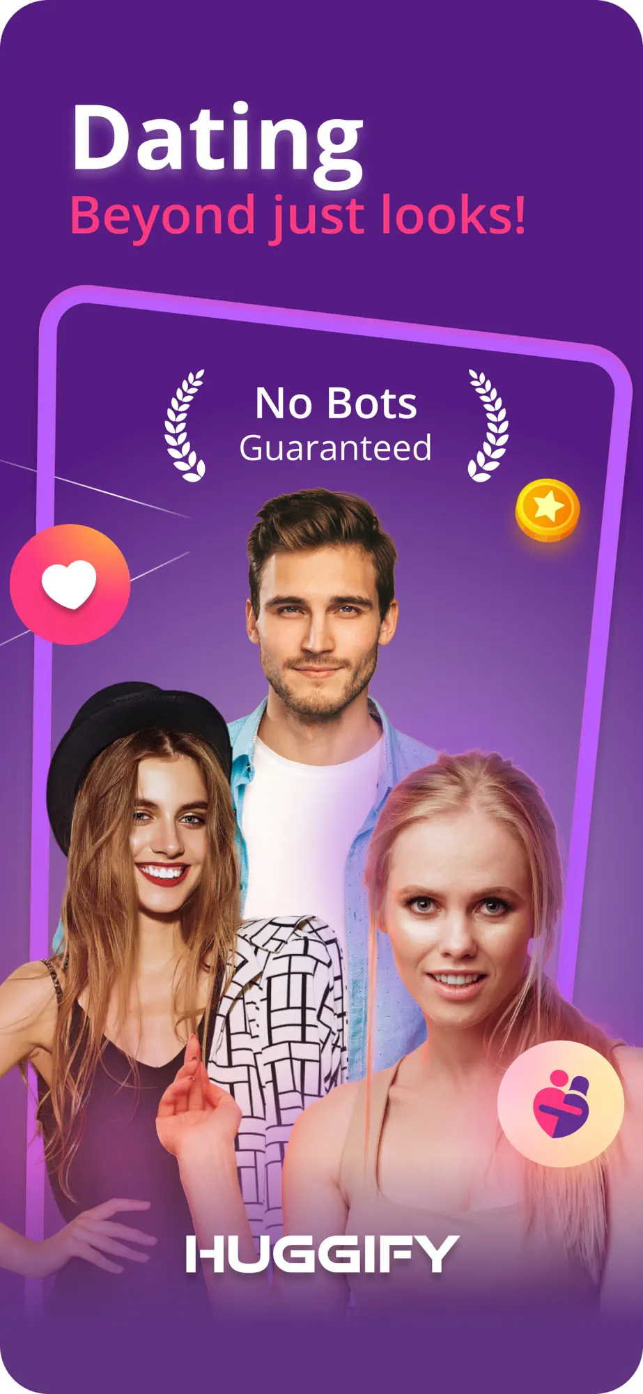 Huggify – Dating, Meet & Date Screenshot 1