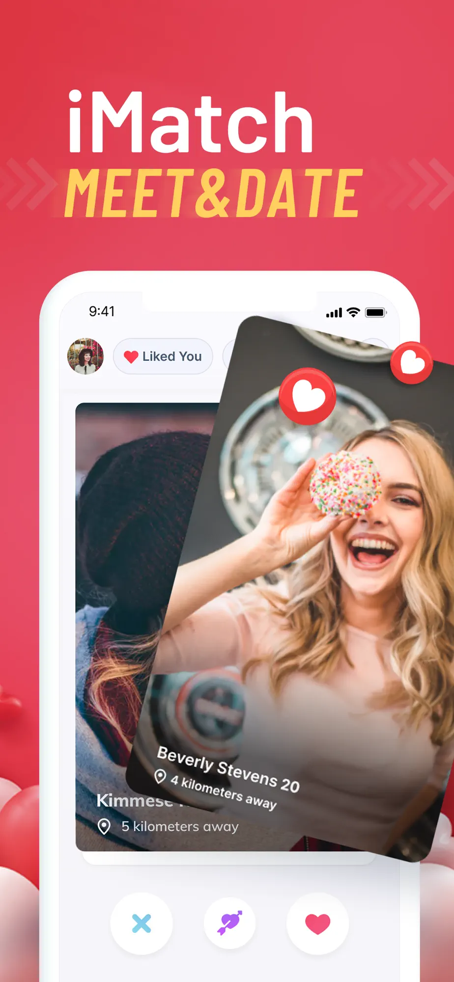 iMatch – Match, Chat & Date Screenshot 1