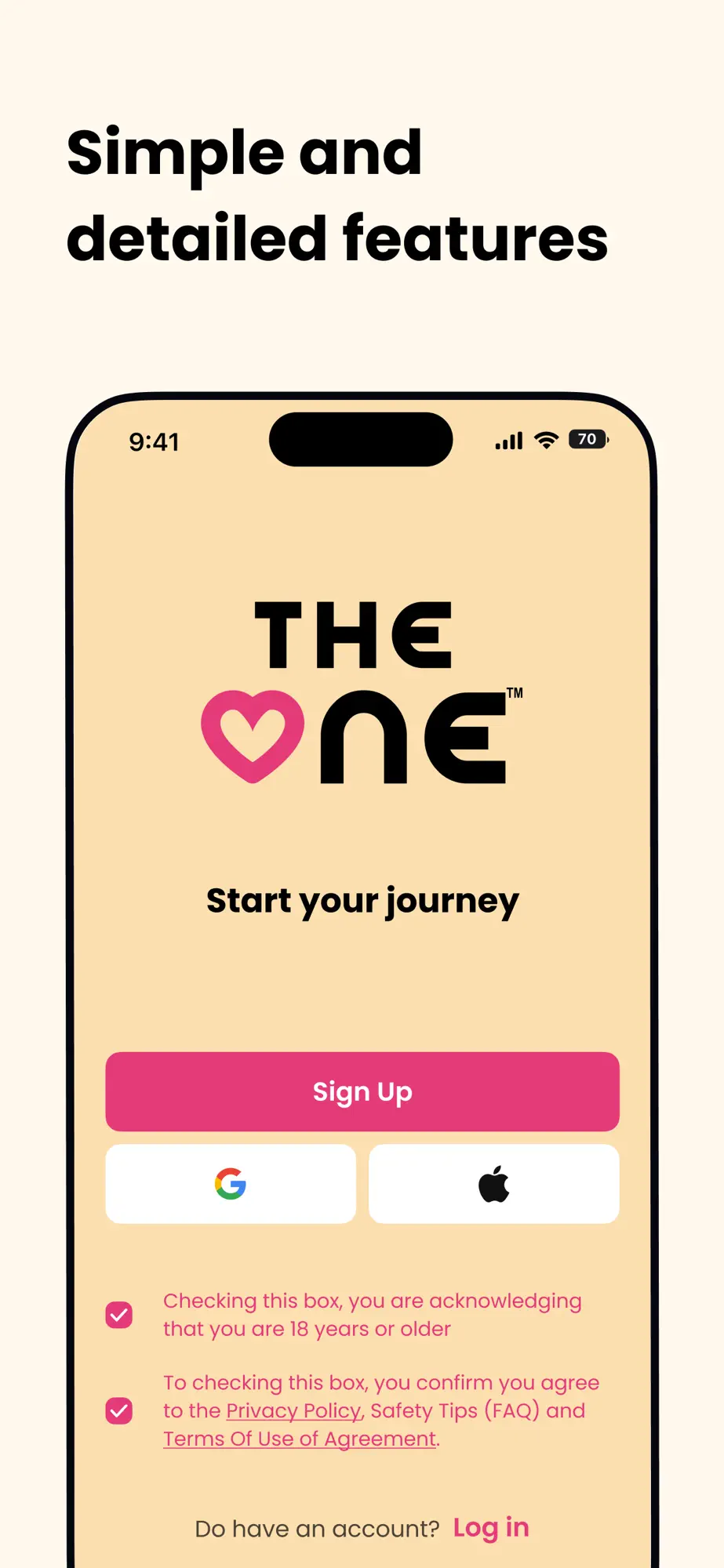The One – Dating Screenshot 1