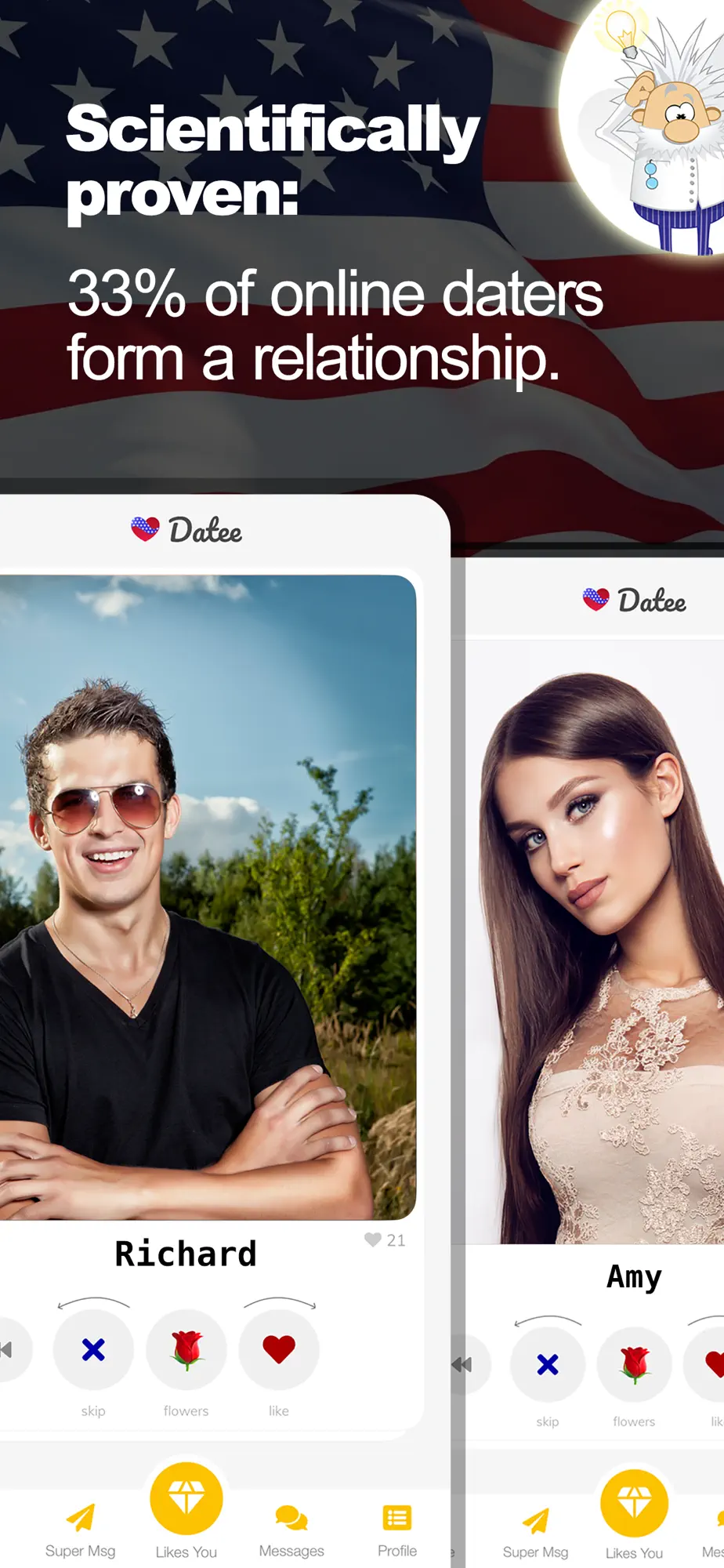 USA Dating – Datee Screenshot 1