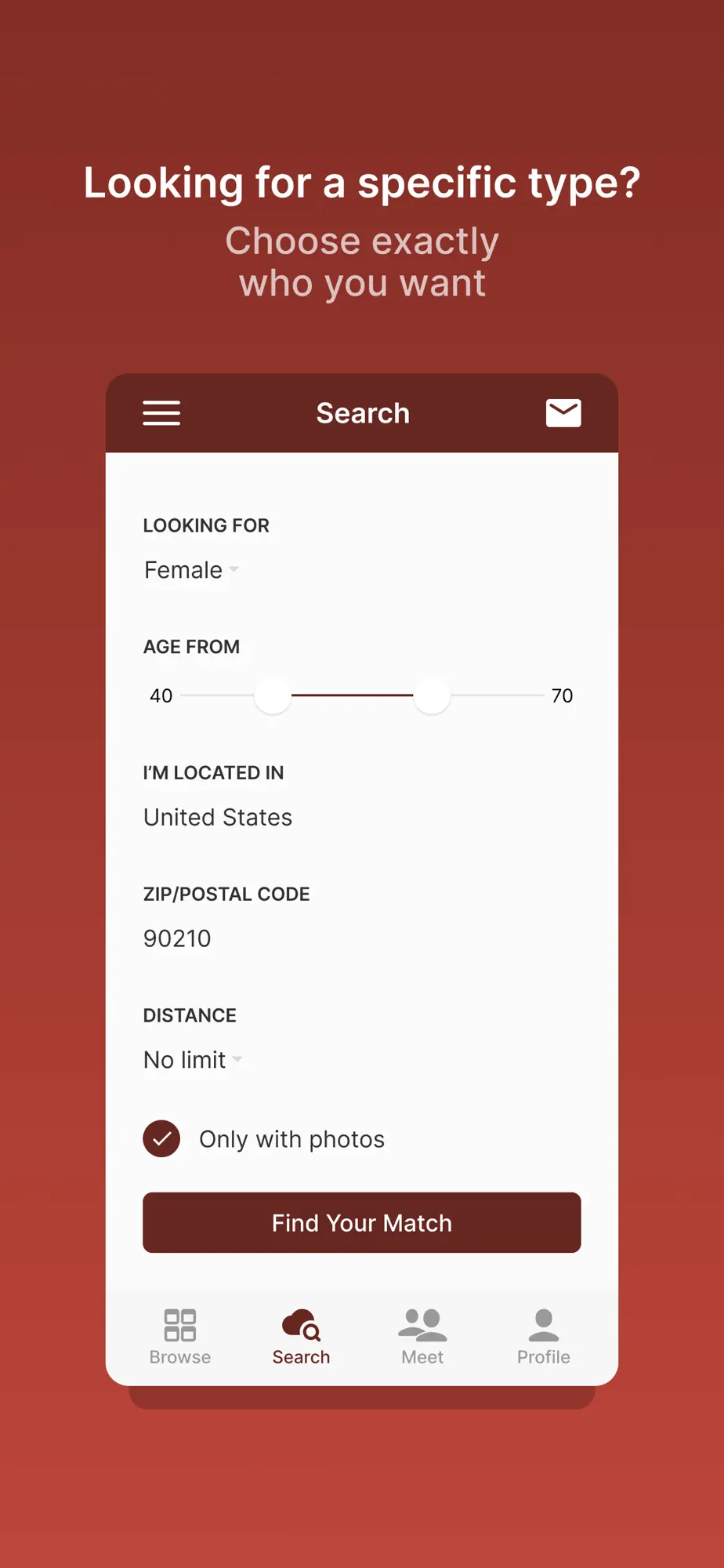 Widow Singles Dating App Screenshot 3